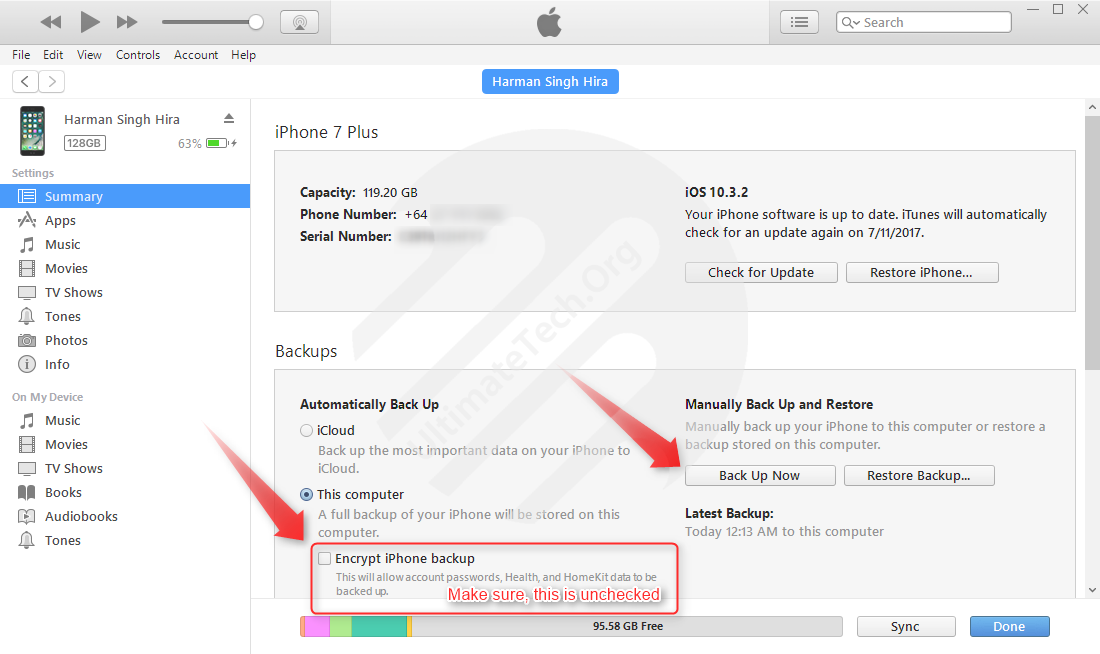 Recover an iOS Restrictions Passcode Using PinFinder